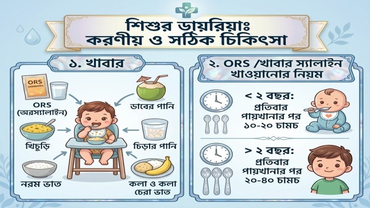 শিশুর ডায়রিয়া হলে কী করবেন, কখন হাসপাতালে নিতে হবে?