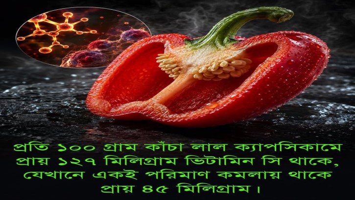 কমলার বদলে ক্যাপসিকাম কেন খাবেন?